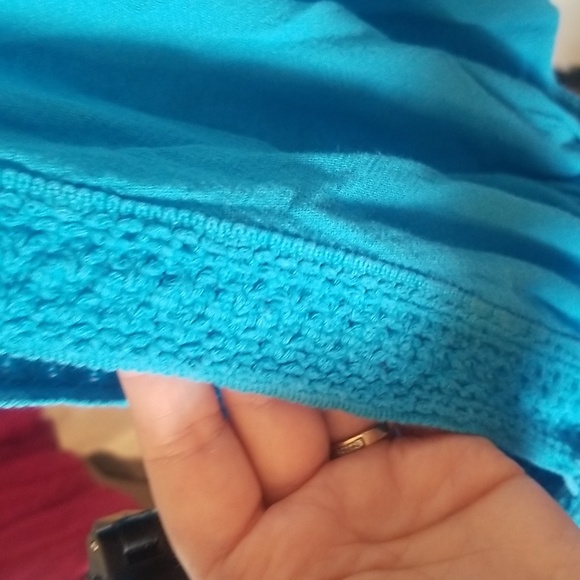 10/$10   Beachy Turquoise Cover Up L - Picture 4 of 6